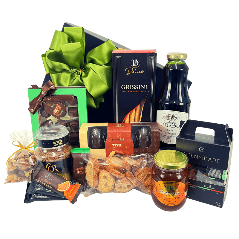 Cesta de Café, Suco e Chocolates