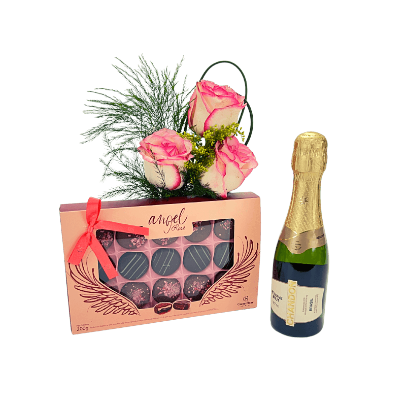 Rosas, Chocolate e Chandon