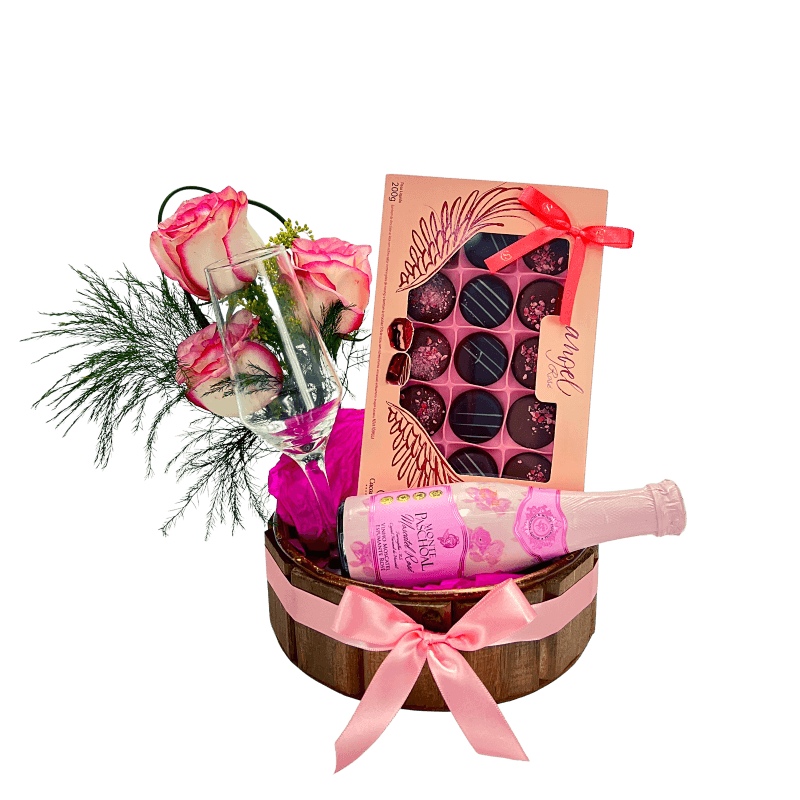 Rosas, Chocolate e Espumante